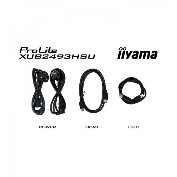 iiyama ProLite écran plat de PC 60,5 cm (23.8") 1920 x 1080 pixels Full HD LED Noir 