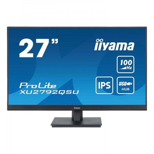 iiyama ProLite écran plat de PC 68,6 cm (27") 2560 x 1440 pixels Dual WQHD LED Noir 