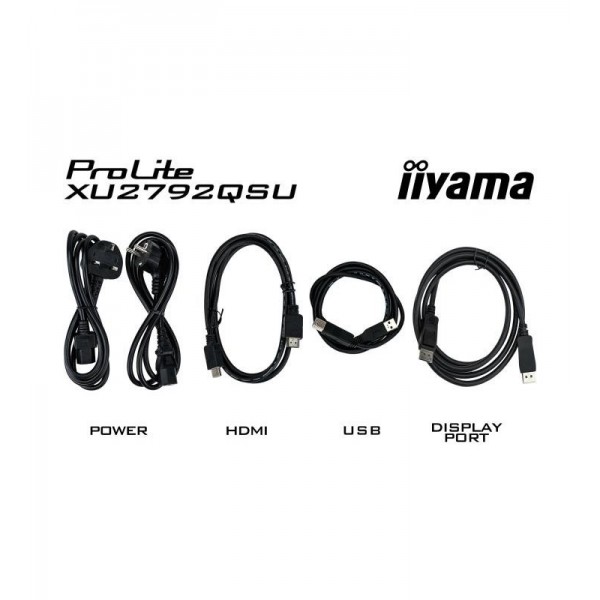 iiyama ProLite écran plat de PC 68,6 cm (27") 2560 x 1440 pixels Dual WQHD LED Noir 