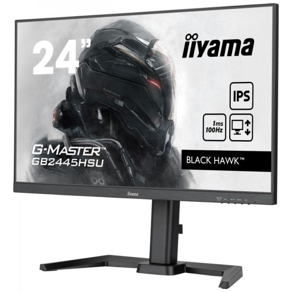 iiyama G-MASTER GB2445HSU-B1 écran plat de PC 61 cm (24") 1920 x 1080 pixels Full HD LED Noir 