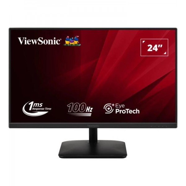 Viewsonic VA2408-MHDB écran plat de PC 61 cm (24") 1920 x 1080 pixels Full HD LED Noir 