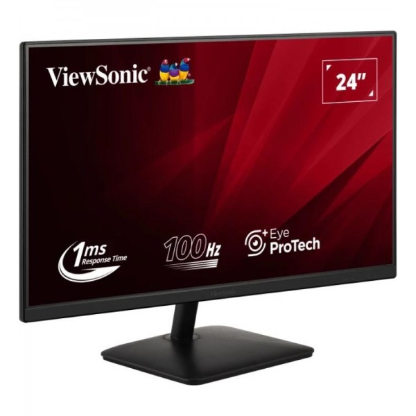 Viewsonic VA2408-MHDB écran plat de PC 61 cm (24") 1920 x 1080 pixels Full HD LED Noir 