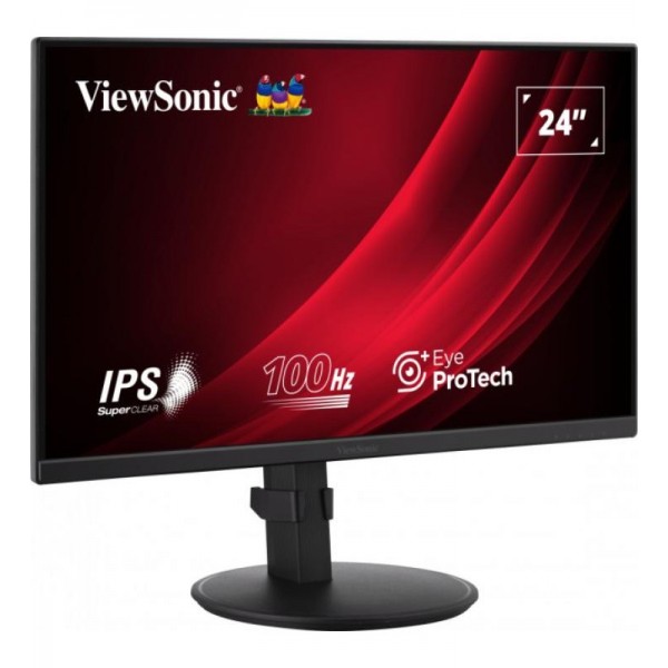 Viewsonic VG2408A-MHD écran plat de PC 61 cm (24") 1920 x 1080 pixels Full HD LED Noir 