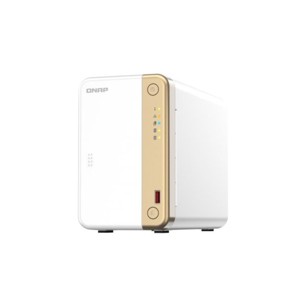 QNAP TS-262 NAS Tower Ethernet/LAN Or, Blanc N4505 