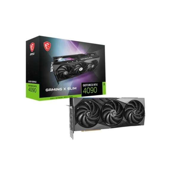 MSI GAMING GEFORCE RTX 4090 X SLIM 24G carte graphique NVIDIA 24 Go GDDR6X 