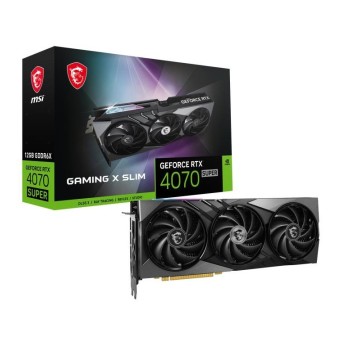 MSI GAMING GeForce RTX 4070 SUPER 12G X SLIM NVIDIA 12 Go GDDR6X 