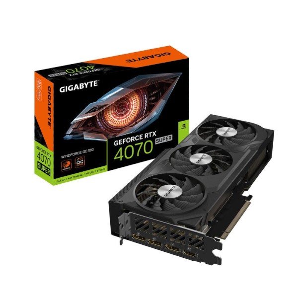 Gigabyte GeForce RTX 4070 SUPER WINDFORCE OC 12G NVIDIA 12 Go GDDR6X 