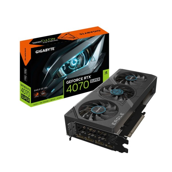 Gigabyte EAGLE GeForce RTX 4070 SUPER OC 12G NVIDIA 12 Go GDDR6X 