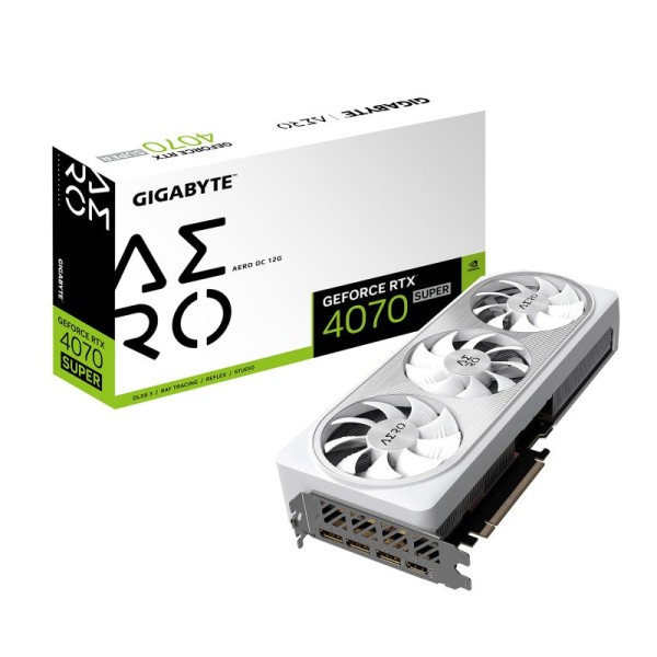 Gigabyte AERO GeForce RTX 4070 SUPER OC 12G NVIDIA 12 Go GDDR6X 