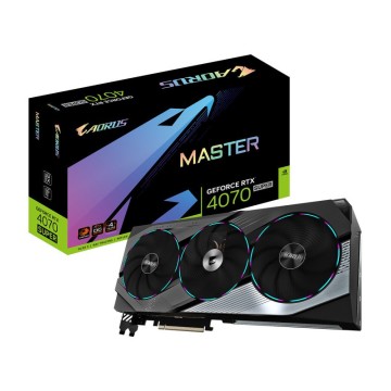 Gigabyte AORUS GeForce RTX 4070 SUPER MASTER 12G NVIDIA 12 Go GDDR6X 