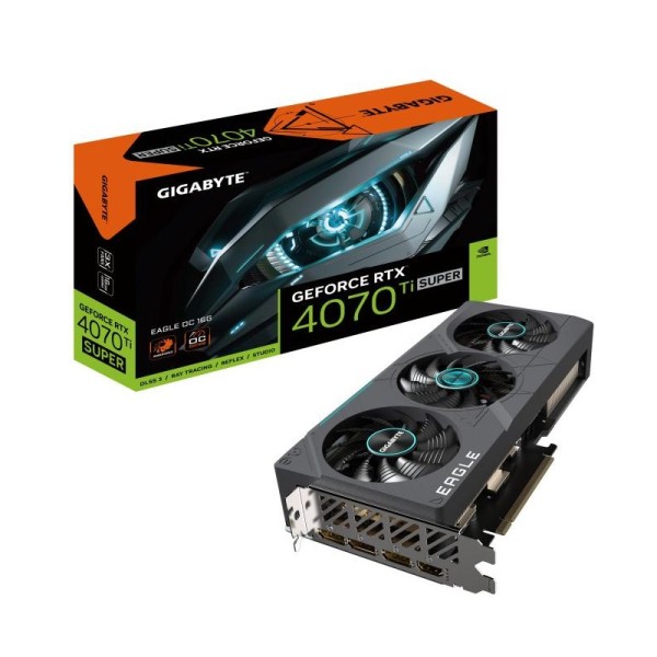 Gigabyte EAGLE GeForce RTX 4070 Ti SUPER OC 16G NVIDIA 16 Go GDDR6X 