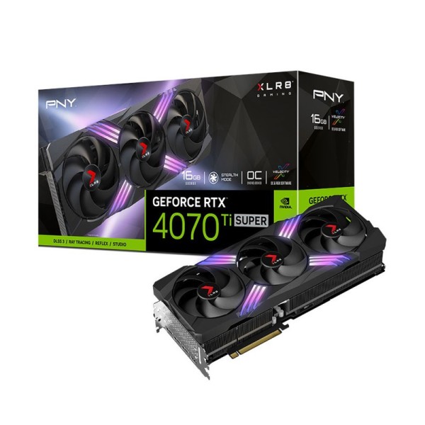 PNY RTX 4070Ti Super 16GB XLR8 GAMING VERTO ARGB OC 