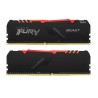 KINGSTON 16G  (2x8G) D4 3200Mhz FURY Beast Rgb*KF432C16BB2AK2/16 