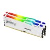 Kingston Technology FURY Beast 32 Go 5600 MT/s DDR5 CL36 DIMM (Kits de 2) White RGB EXPO 