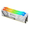 Kingston Technology FURY 32 Go 6000 MT/s DDR5 CL32 DIMM (Kits de 2) Renegade RGB Blanc XMP 