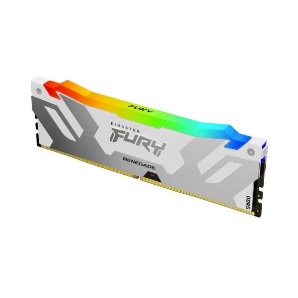 Kingston Technology FURY 32 Go 6000 MT/s DDR5 CL32 DIMM (Kits de 2) Renegade RGB Blanc XMP 