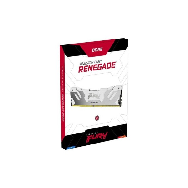 Kingston Technology FURY 32 Go 6000 MT/s DDR5 CL32 DIMM (Kits de 2) Renegade RGB Blanc XMP 