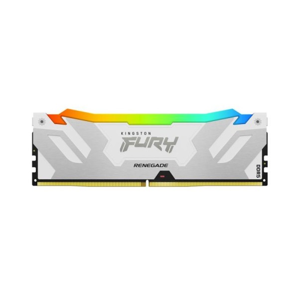 Kingston Technology FURY 64 Go 6000 MT/s DDR5 CL32 DIMM (Kits de 2) Renegade RGB Blanc XMP 