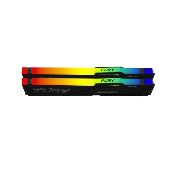 KINGSTON 16G (2x8G) D5 5200Mhz FURY BEAST RGB XMP 