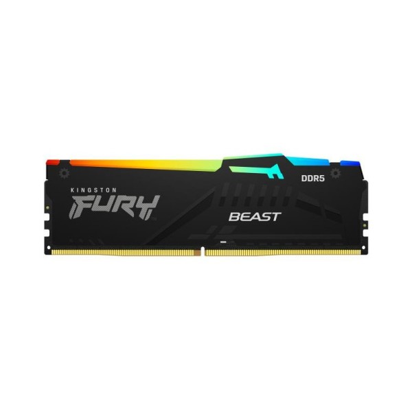 KINGSTON 16G (2x8G) D5 5200Mhz FURY BEAST RGB XMP 