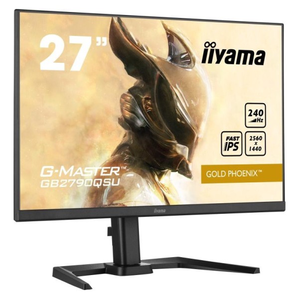 iiyama GB2790QSU-B5 écran plat de PC 68,6 cm (27") 2560 x 1440 pixels Wide Quad HD LCD Noir 