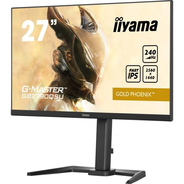 iiyama GB2790QSU-B5 écran plat de PC 68,6 cm (27") 2560 x 1440 pixels Wide Quad HD LCD Noir 