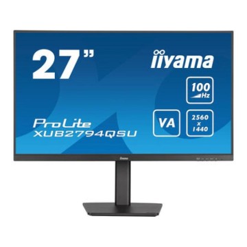 iiyama ProLite XUB2794QSU-B6 écran plat de PC 68,6 cm (27") 2560 x 1440 pixels Wide Quad HD LCD Noir 