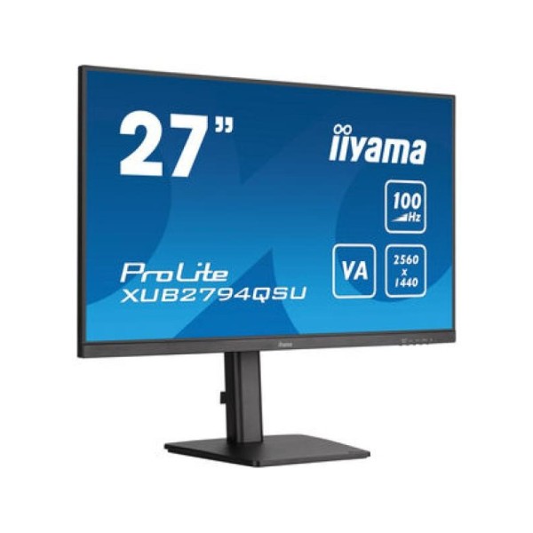 iiyama ProLite XUB2794QSU-B6 écran plat de PC 68,6 cm (27") 2560 x 1440 pixels Wide Quad HD LCD Noir 