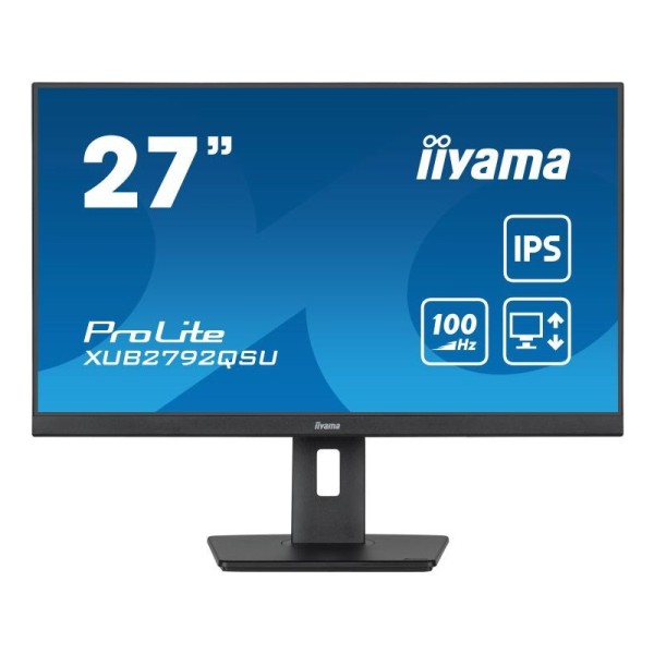 iiyama ProLite écran plat de PC 68,6 cm (27") 2560 x 1440 pixels Full HD LED Noir 