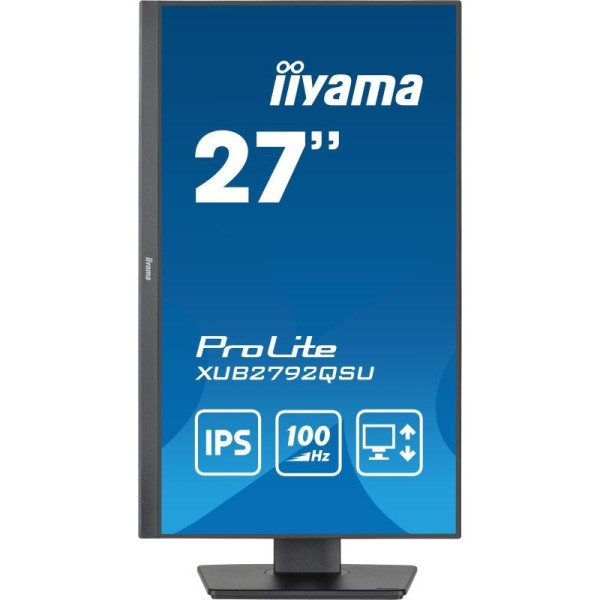 iiyama ProLite écran plat de PC 68,6 cm (27") 2560 x 1440 pixels Full HD LED Noir 