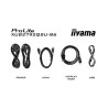 iiyama ProLite écran plat de PC 68,6 cm (27") 2560 x 1440 pixels Full HD LED Noir 