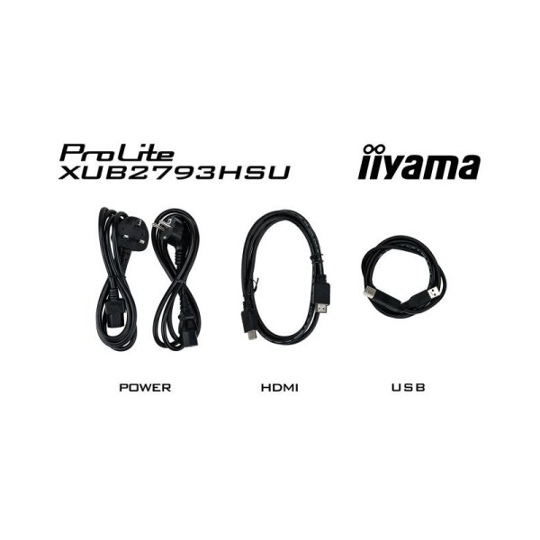 iiyama ProLite écran plat de PC 68,6 cm (27") 1920 x 1080 pixels Full HD LED Noir 