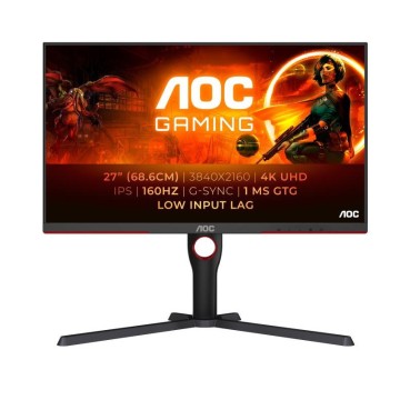 AOC G3 U27G3X/BK écran plat de PC 68,6 cm (27") 3840 x 2160 pixels 4K Ultra HD LED Noir, Rouge 