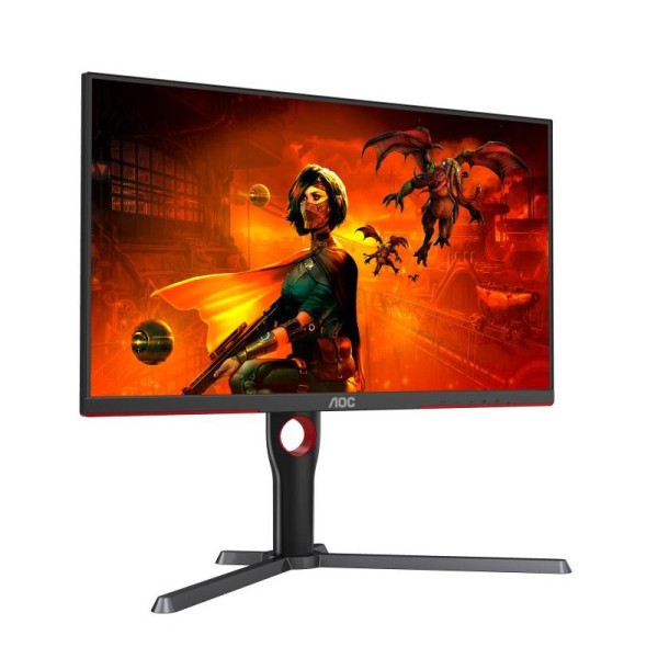 AOC G3 U27G3X/BK écran plat de PC 68,6 cm (27") 3840 x 2160 pixels 4K Ultra HD LED Noir, Rouge 