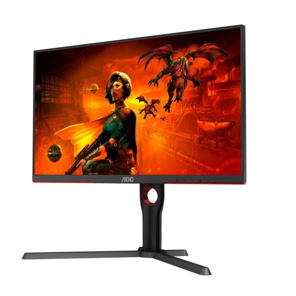 AOC G3 U27G3X/BK écran plat de PC 68,6 cm (27") 3840 x 2160 pixels 4K Ultra HD LED Noir, Rouge 