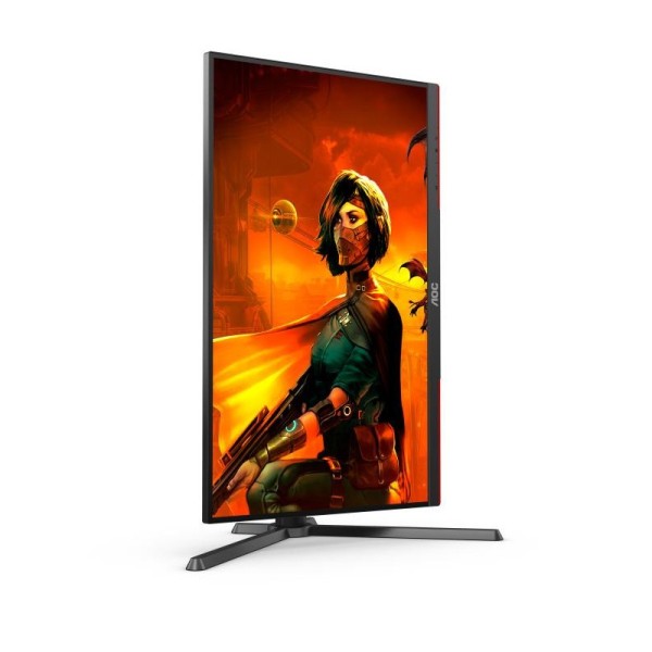 AOC G3 U27G3X/BK écran plat de PC 68,6 cm (27") 3840 x 2160 pixels 4K Ultra HD LED Noir, Rouge 