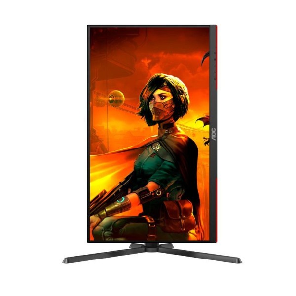 AOC G3 U27G3X/BK écran plat de PC 68,6 cm (27") 3840 x 2160 pixels 4K Ultra HD LED Noir, Rouge 