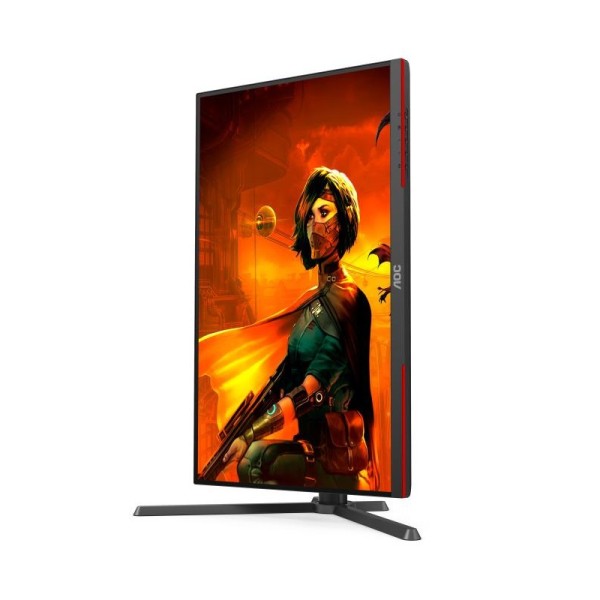 AOC G3 U27G3X/BK écran plat de PC 68,6 cm (27") 3840 x 2160 pixels 4K Ultra HD LED Noir, Rouge 