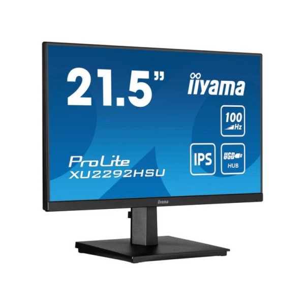 iiyama ProLite XU2292HSU-B6 écran plat de PC 54,6 cm (21.5") 1920 x 1080 pixels Full HD LED Noir 