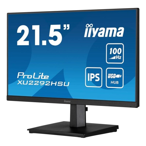 iiyama ProLite XU2292HSU-B6 écran plat de PC 54,6 cm (21.5") 1920 x 1080 pixels Full HD LED Noir 