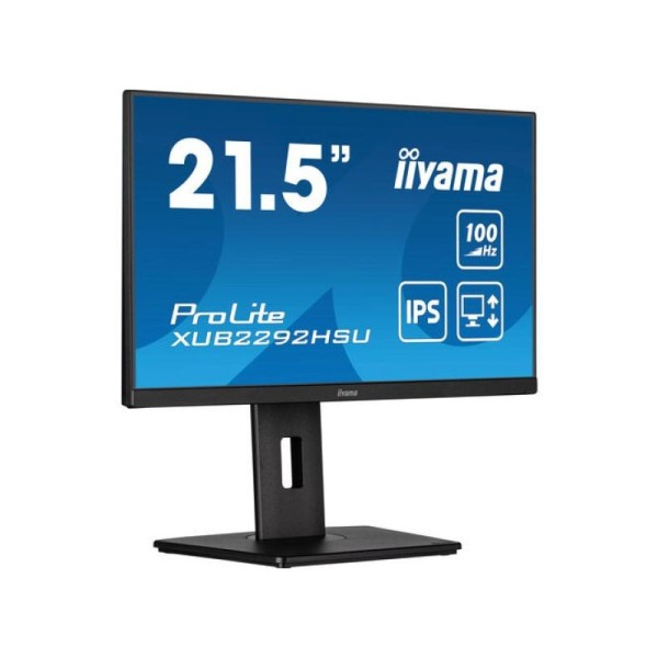 iiyama ProLite XUB2292HSU-B6 écran plat de PC 55,9 cm (22") 1920 x 1080 pixels Full HD LED Noir 