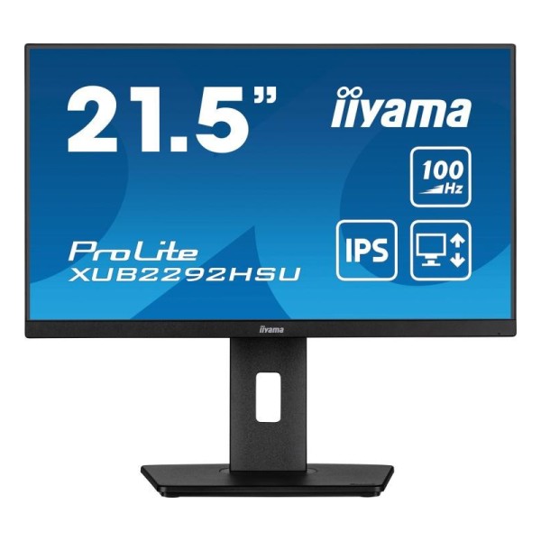 iiyama ProLite XUB2292HSU-B6 écran plat de PC 55,9 cm (22") 1920 x 1080 pixels Full HD LED Noir 