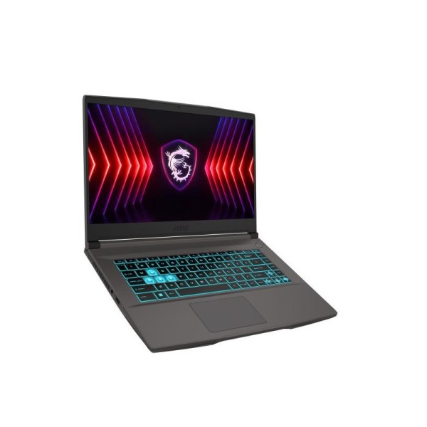 MSI Thin 15 B12VE-1231XFR Ordinateur portable 39,6 cm (15.6") Full HD Intel® Core? i5 i5-12450H 16 Go DDR4-SDRAM 512 Go SSD NVID