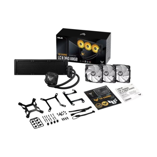 ASUS TUF GAMING LC II 360 ARGB Processeur Kit de refroidissement du liquide 12 cm Noir 