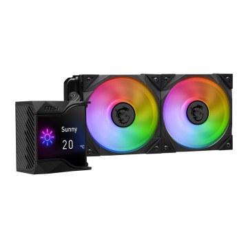 MSI MPG CORELIQUID D240 système de refroidissement d?ordinateur Processeur Kit de refroidissement du liquide Noir 1 pièce(s) 