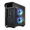 FRACTAL Torrent Compact RGB Black TG Light Tint 