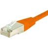 Cordon RJ45 catégorie 6 F/UTP orange - 7 m857950Cordon RJ45 catégorie 6 F/UTP orange - 7 m