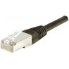 Cordon RJ45 catégorie 6 F/UTP noir - 1,5 m857943Cordon RJ45 catégorie 6 F/UTP noir - 1,5 m