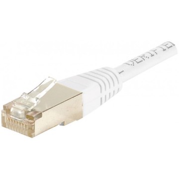 Cordon RJ45 catégorie 6 F/UTP blanc - 25 m853819Cordon RJ45 catégorie 6 F/UTP blanc - 25 m