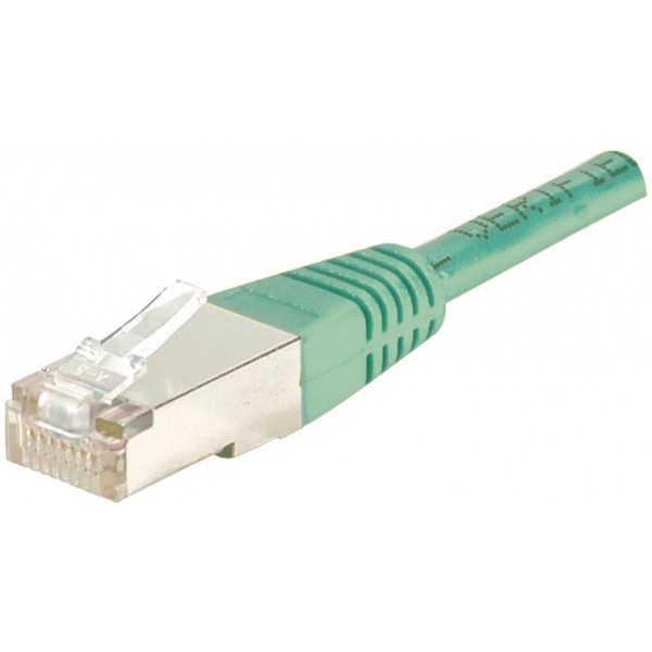 Cordon RJ45 catégorie 6 F/UTP vert - 1,5 m857920Cordon RJ45 catégorie 6 F/UTP vert - 1,5 m